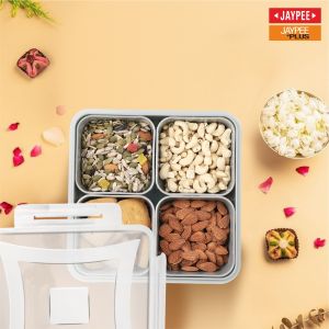 Jaypee Nutrix Munchies Server 4 Airtight Container Set