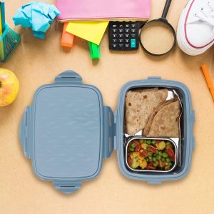 Jaypee Wavesteel Insulated Lunch Box with Stainless Steel Container
