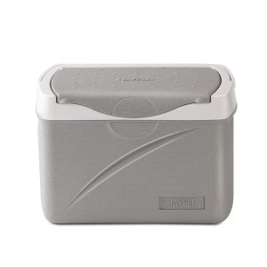 Jaypee Chillax PU Insulated Ice Chiller Box with Portable Handle &amp; Steel Tong, 2.39 LTR-Grey