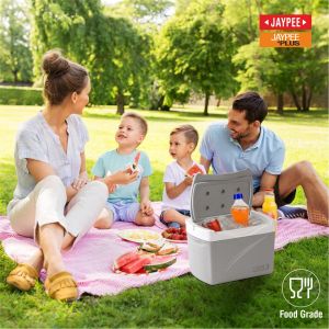 Jaypee Chillax PU Insulated Ice Chiller Box with Portable Handle & Steel Tong, 2.39 LTR