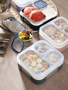 Jaypee Boxi 2 Removable Containers PU Insulated Airtight Lunch Box, (450ml + 370ml)