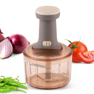 Jaypee Chip-Chop Manual Push Vegetable Chopper | Lock-Unlock System | Stainless Steel Blades