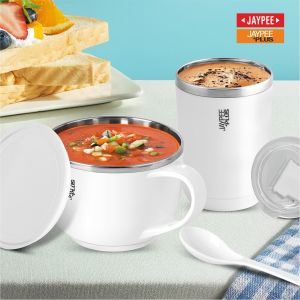Jaypee Plus Sip & Savour Combo Set (Soup Bowl & Handy Sipper Mug Combo)