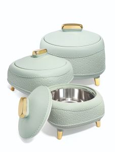 Jaypee Kingston PU Insulated Stainless Steel Inner Casserole set of 3 (1500+2000+2500ml)