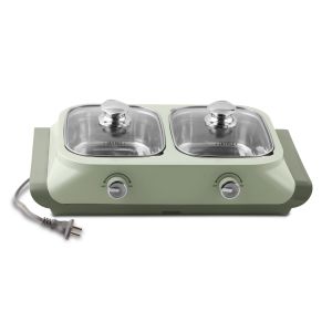 Jaypee Twin Power -2 Removable Steel Bowls Electric Casserole Set -1100ml each (Reheat Your Meal in Just 30 Minutes)