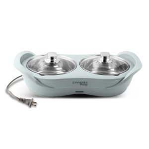 Jaypee Plus E Warmer Prime -2 Steel Container Bowl Electric Chafing Dish 1150ml each