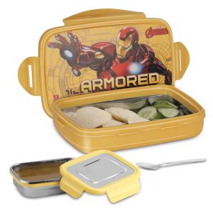 Jaypee Steeltek PU Insulated Stainless Steel Lunch Box,550ml