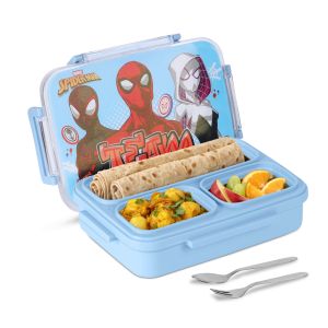 Jaypee Vivid Trio PU Insulated Inner Stainless Steel Lunch Box For Kids, 700ml