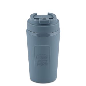 Jaypee Zipsip PU Insulated Hot &amp; Cold Stainless Steel Coffee Mug, 385ml Travel Mug-Peacock Plume