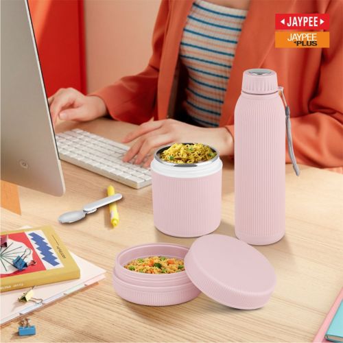 Jaypee Supremo Set of 3 (Takeaway Combo Lunch, Bottle and Food Jar)