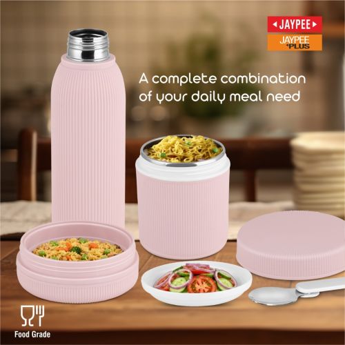 Jaypee Supremo Set of 3 (Takeaway Combo Lunch, Bottle and Food Jar)
